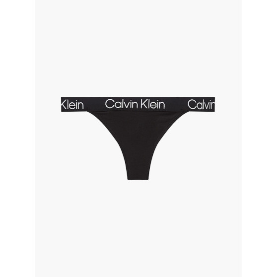 Tanga damă Calvin Klein negri (QF6686E-UB1)