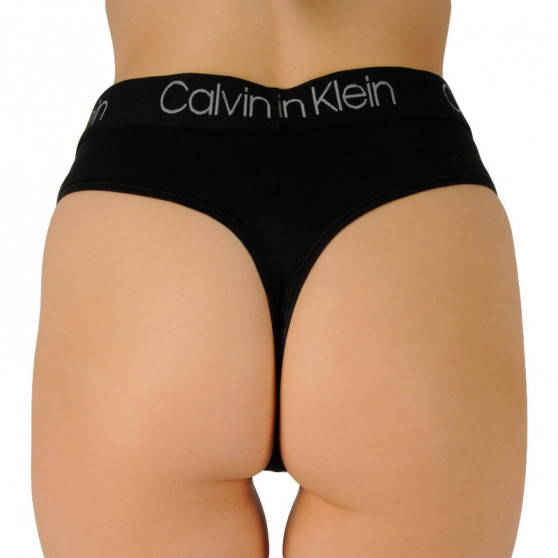 3PACK tanga damă Calvin Klein multicolor (QD3757E-999)