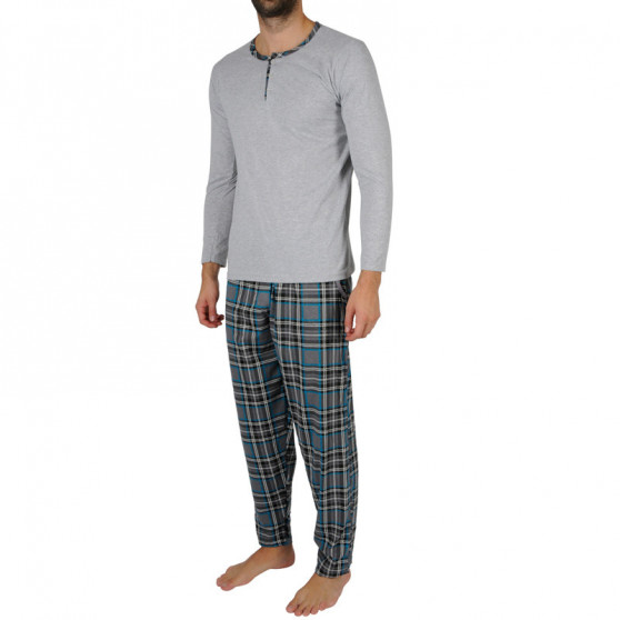 Pijamale pentru bărbați La Penna gri (LAP-K-18002)