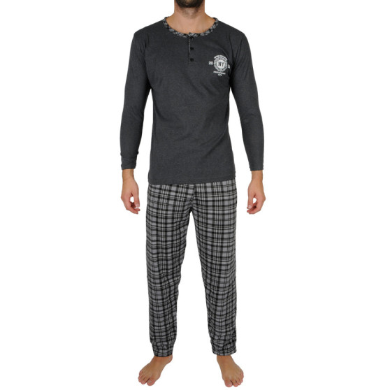 Pijama bărbați La Penna gri închis (LAP-K-18014)