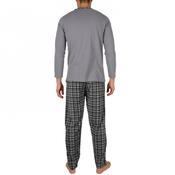 Pijamale pentru bărbați La Penna antracit (LAP-K-18014)
