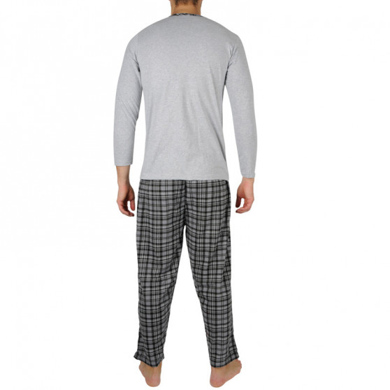 Pijamale pentru bărbați La Penna gri deschis (LAP-K-18014)