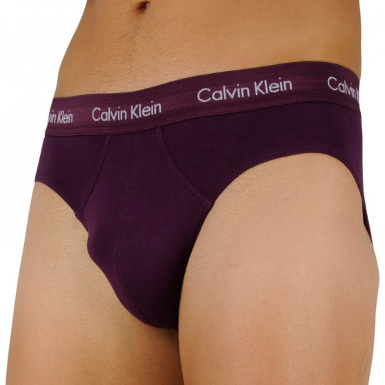 3PACK slipuri bărbați Calvin Klein multicolore (U2661G-WHF)