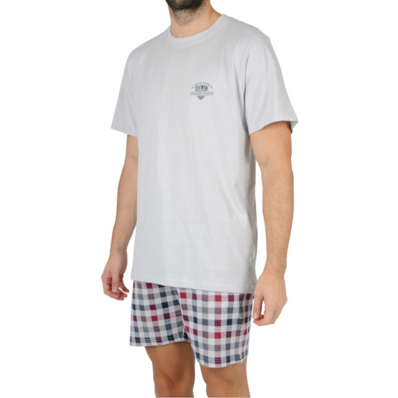 Pijamale pentru bărbați Gino gri (79110)