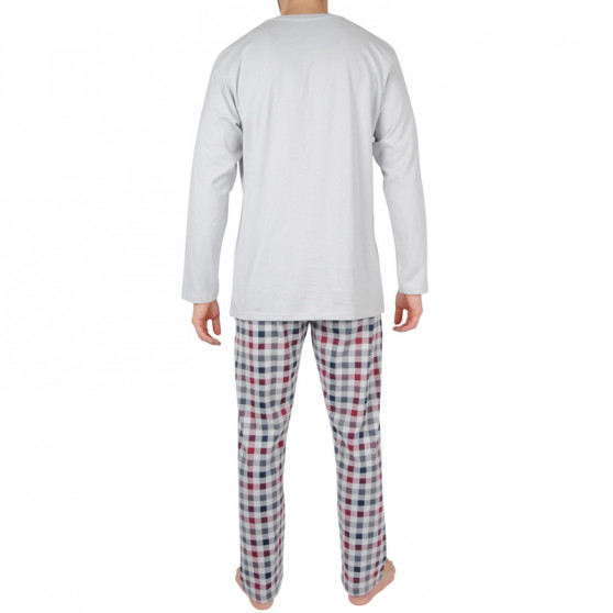 Pijamale pentru bărbați Gino gri (79109)