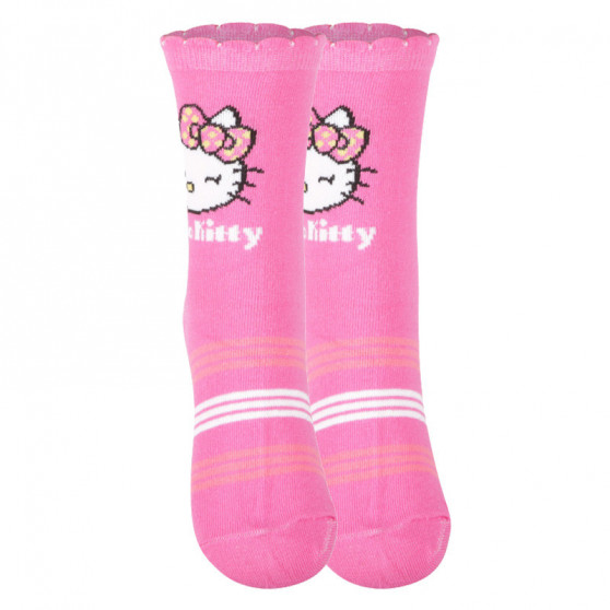 Șosete pentru copii E plus M Hello Kitty roz (HELLOKITTY-A)