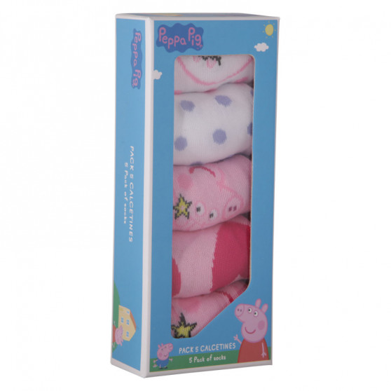 5PACK șosete pentru copii Cerdá Peppa Pig multicoloră (2200007756)