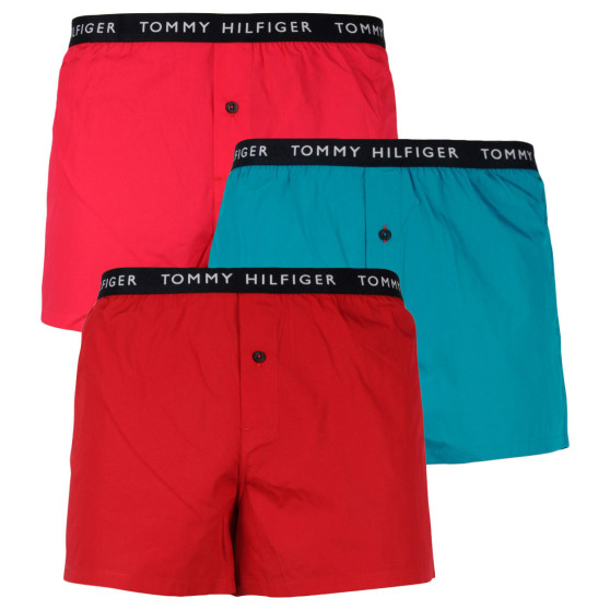 3PACK Boxeri largi bărbați Tommy Hilfiger multicolori (UM0UM02327 0SJ)