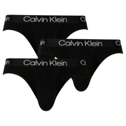3PACK slipuri bărbați Calvin Klein negre (NB2969A-7VI)