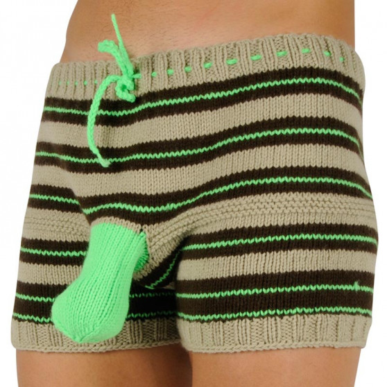 Boxeri largi tricotați manual Infantia (PLET261)