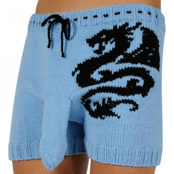 Boxeri largi tricotați manual Infantia (PLET238)