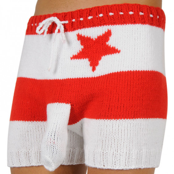 Boxeri largi tricotați manual Infantia (PLET236)