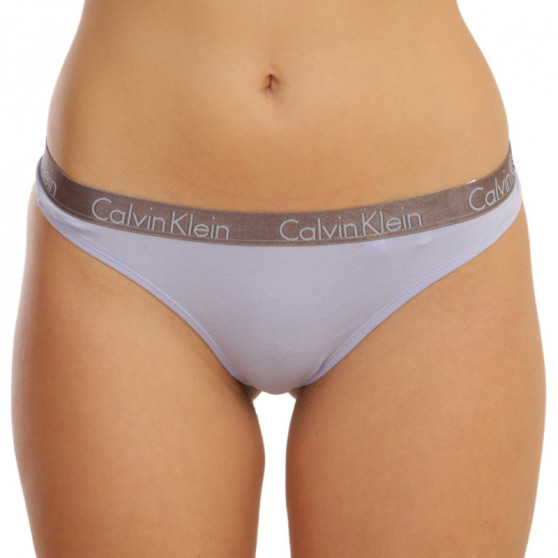 3PACK tanga damă Calvin Klein multicolor (QD3560E-W4Y)