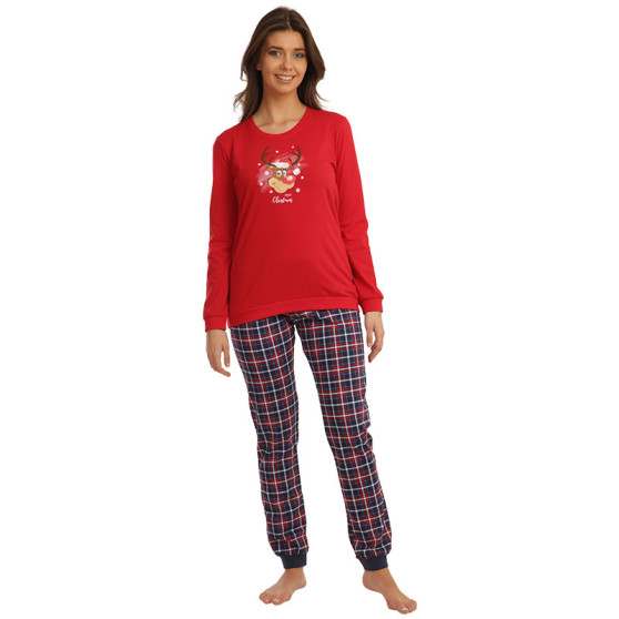Pijamale pentru femei Cornette Reindeer multicolor (671/261)