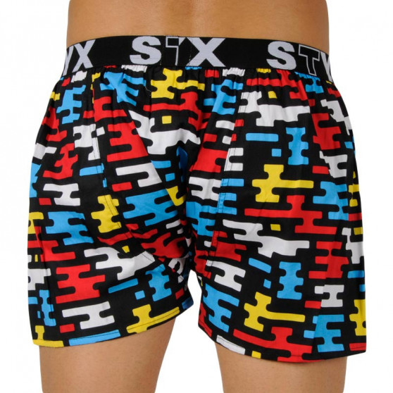 5PACK Boxeri largi bărbați Styx art elastic sport multicolor (B9551154567)
