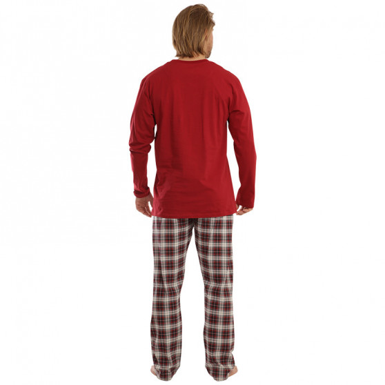 Pijama bărbați Gino roșie (79111)