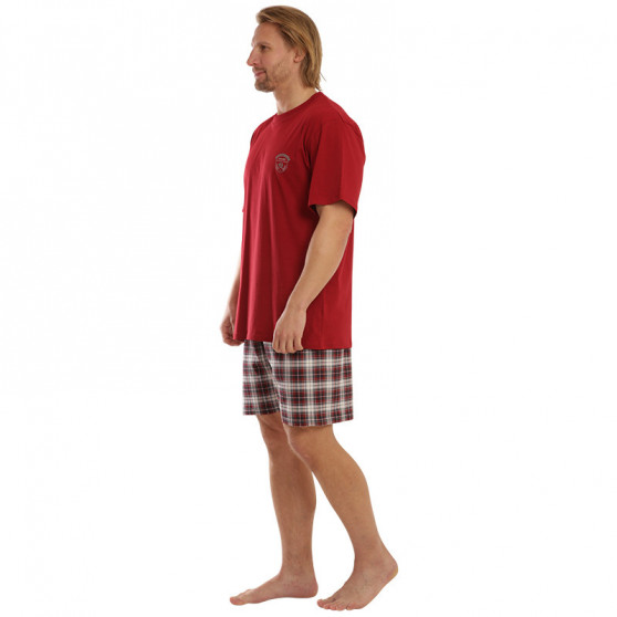 Pijama bărbați Gino roșie (79112)