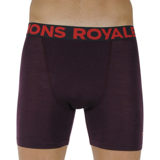 Boxeri pentru bărbați Mons Royale merino burgundy (100088-1169-648)