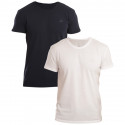 2PACK tricou bărbătesc Gant albastru/alb (901002108-109)