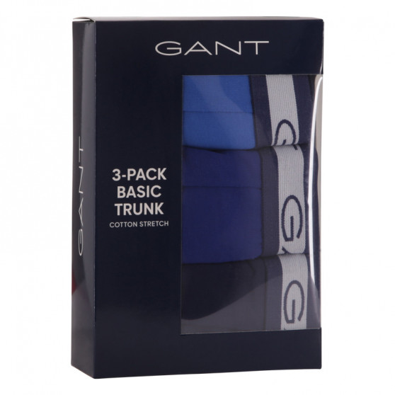 3PACK boxeri bărbați Gant albaștri (902033153-405)