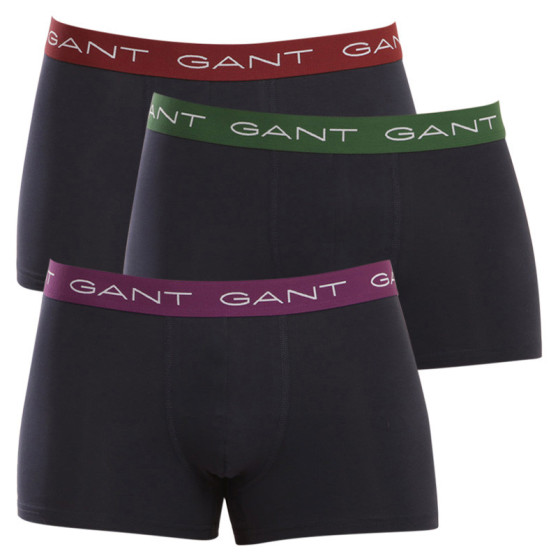 3PACK boxeri bărbați Gant negri (902133003-515)