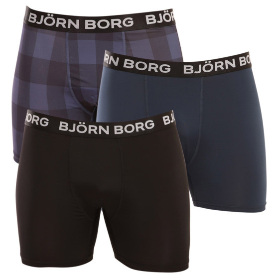 3PACK boxeri funcționali pentru bărbați Bjorn Borg multicolori (10000819-MP001)