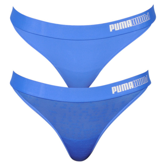 2PACK tanga pentru femei Puma albastru (701202507 003)