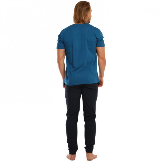 Pijamale pentru bărbați Cornette Runner 2 albastru (462/182)
