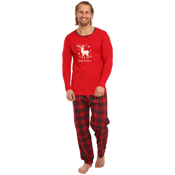 Pijama bărbați La Penna roșie (LAP-K-18004)