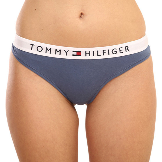 Tanga pentru femei Tommy Hilfiger albastru (UW0UW01555 C4Q)