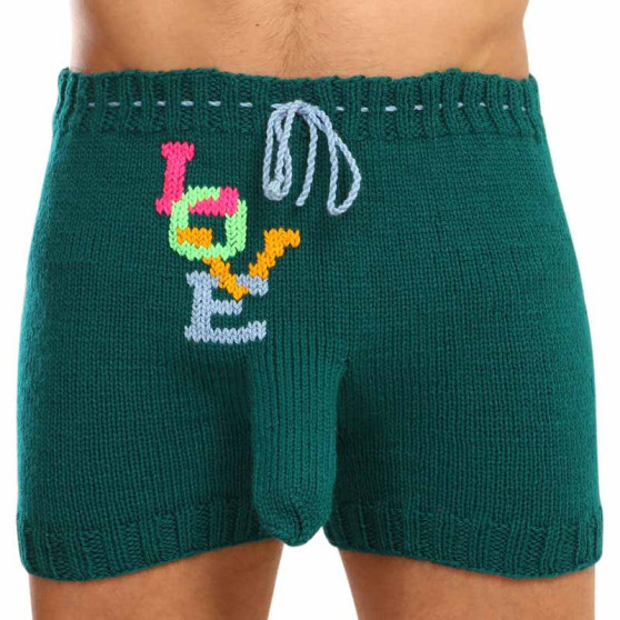 Pantaloni scurți tricotați manual Infantia (PLET323)