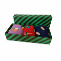 3PACK Șosete fericite Dots Socks într-o cutie cadou (DTS-4435061)