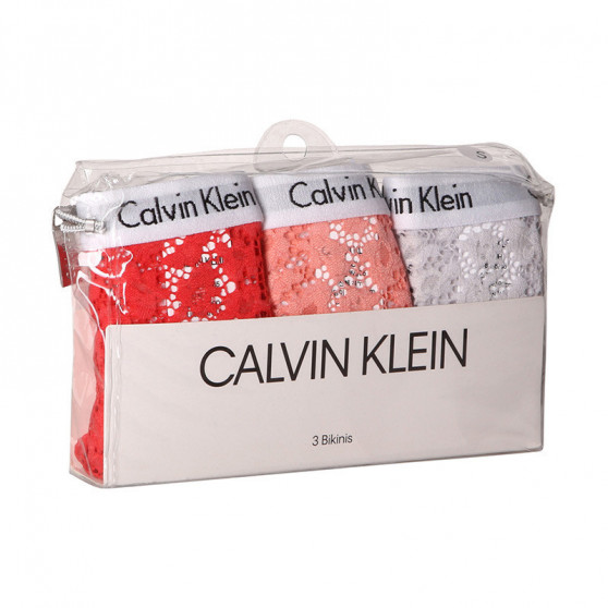 3PACK chiloți damă Calvin Klein multicolori (QD3926E-W5F)