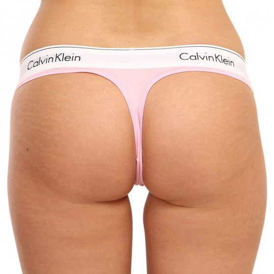 Tanga damă Calvin Klein roz (F3786E-TOE)