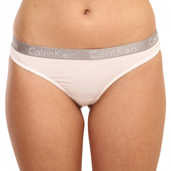 3PACK tanga damă Calvin Klein multicolor (QD3560E-W5E)