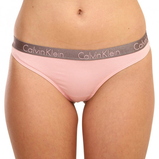 3PACK tanga damă Calvin Klein multicolor (QD3560E-W5E)