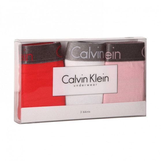 3PACK chiloți damă Calvin Klein multicolori (QD3561E-W5E)