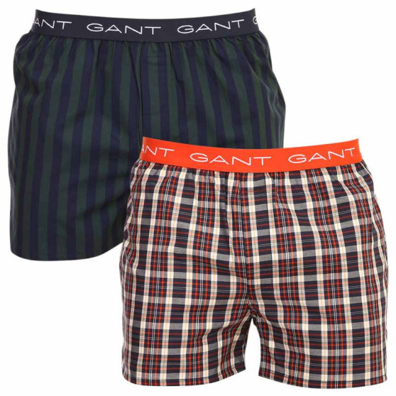2PACK Boxeri largi bărbați Gant multicolori (902132019-805)
