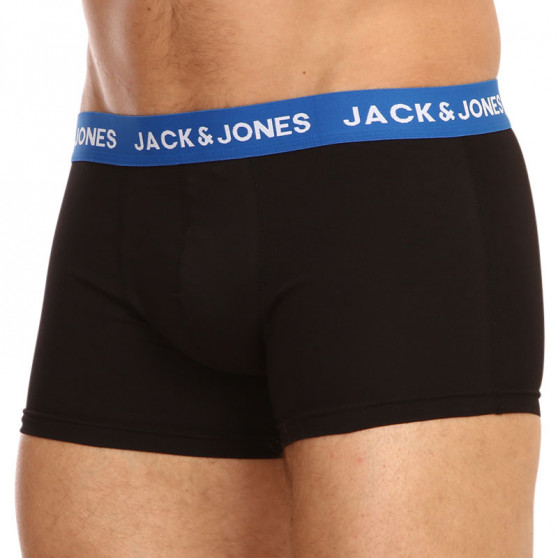 5PACK boxeri bărbați Jack and Jones negri (12142342 - blue/black)