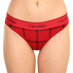 Chiloți damă Calvin Klein roșii (QF6862E-VGM)
