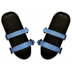 Cizme de zăpadă cu șireturi Vuzky albastru deschis (VZK)