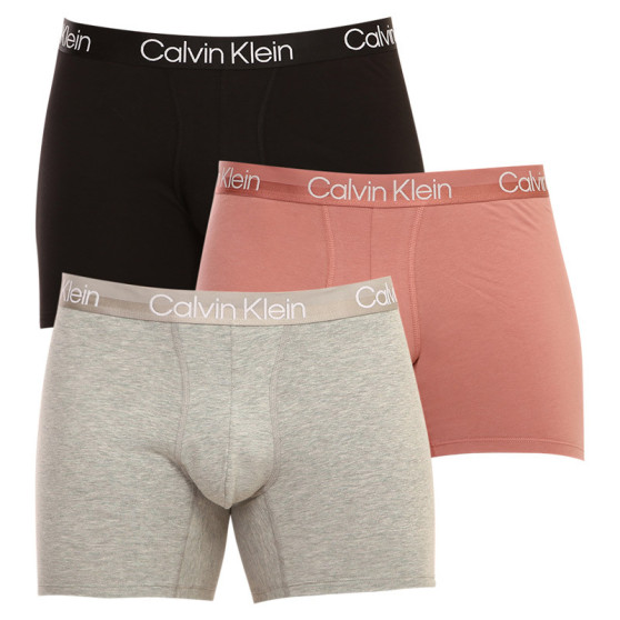 3PACK boxeri bărbați Calvin Klein multicolori (NB2971A-1RM)