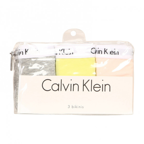 3PACK chiloți damă Calvin Klein multicolori (QD3588E-13X)