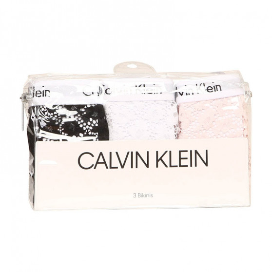 3PACK chiloți damă Calvin Klein multicolori (QD3926E-24X)