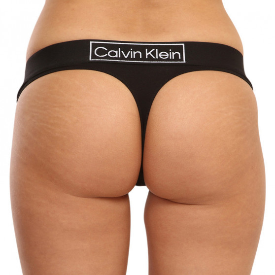Tanga damă Calvin Klein negri (QF6774E-UB1)