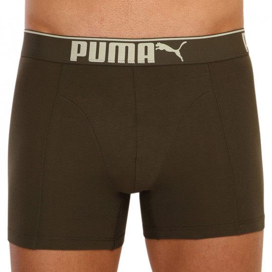 3PACK boxeri bărbați Puma verzi (100000896 009)