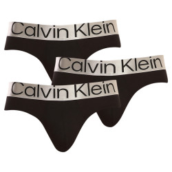 3PACK slipuri bărbați Calvin Klein negre (NB3129A-7V1)