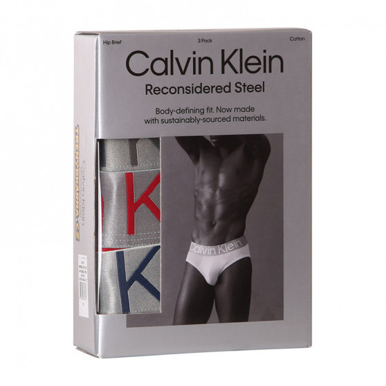 3PACK slipuri bărbați Calvin Klein multicolore (NB3129A-109)