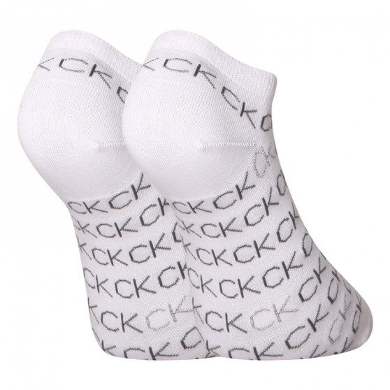 2PACK șosete Calvin Klein scurte albe (701218779 002)