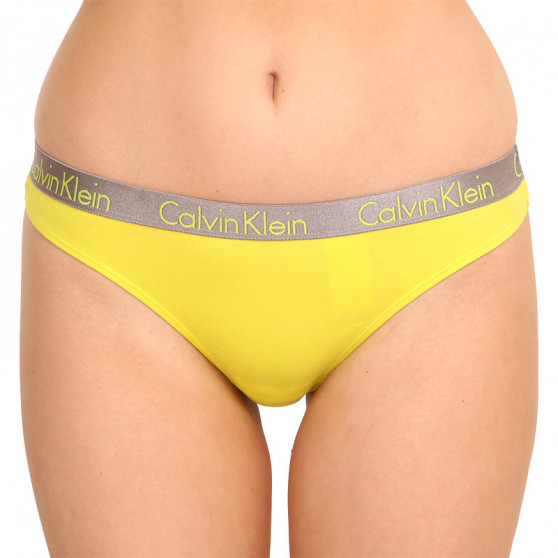 3PACK tanga damă Calvin Klein multicolor (QD3560E-283)